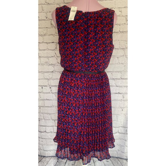 NWT Gap Fuchsia And Navy Sleeveless Party Dress 6 - Picture 2 of 6